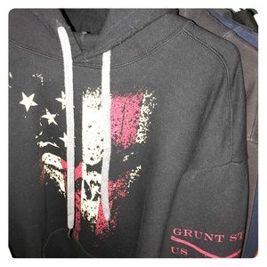 Men’s grunt style large hoodie